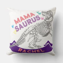 Anpassat namn Mamasaurus Mamma Trex Dino Funny T-S