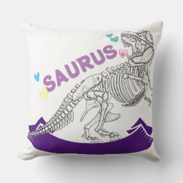 Anpassat namn Mamasaurus Mamma Trex Dino Funny T-S Kudde