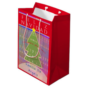 Anpassat namn&meddelande för "Feliz Navidad"