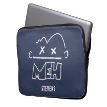 Anpassat namn Meh Funny Ansikte Emoji