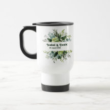 Anpassat Namn modern blom- flickaktig Kaffe Mugg