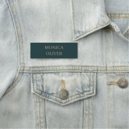 Anpassat namn modern professionell minimalistisk namnbricka