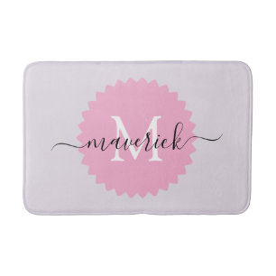 Anpassat namn Monogrammad Bathroom Mat Badrumsmatta