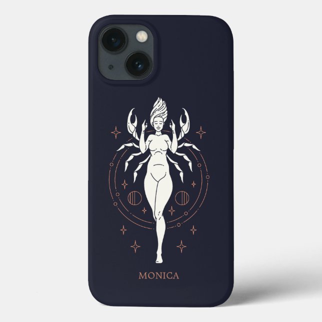 Anpassat namn Mystic Zodiac Cancer (Baksida)