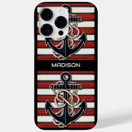 Anpassat namn Nautical Anchor Mönster