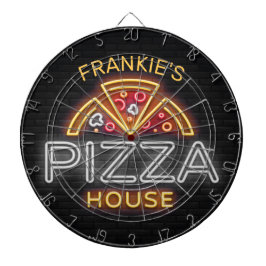 Anpassat namn Neon Italia Pizzeria Pizza House Darttavla