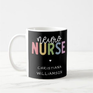 Anpassat namn Neuro Nurse Neuroscience Nurse Gifts Kaffemugg