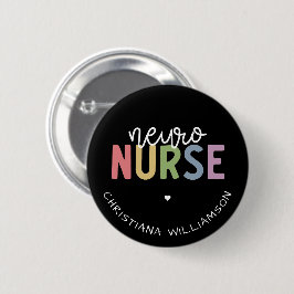 Anpassat namn Neuro Nurse Neuroscience Nurse Gifts Knapp