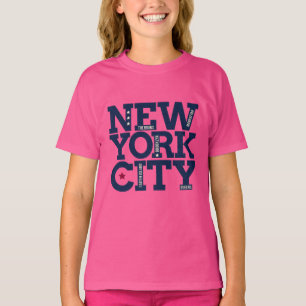 Anpassat namn New York City Typography-kläder T Shirt