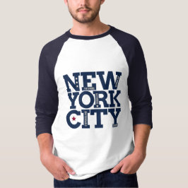 Anpassat namn New York City Typography-kläder T Shirt
