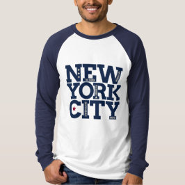 Anpassat namn New York City Typography-kläder T Shirt