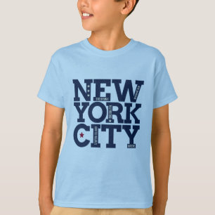 Anpassat namn New York City Typography-kläder T Shirt
