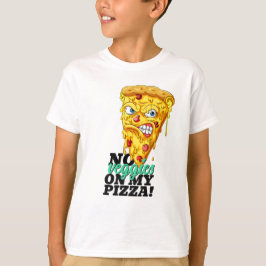 Anpassat namn nr Veggies Pizza T-Shirt