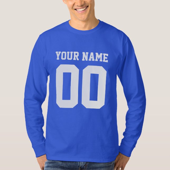 Anpassat namn nummer Manar Football T-Shirt (Framsida)