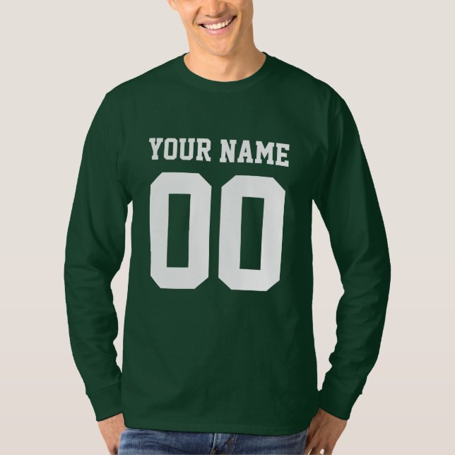 Anpassat namn nummer Manar Football T-Shirt (Framsida)