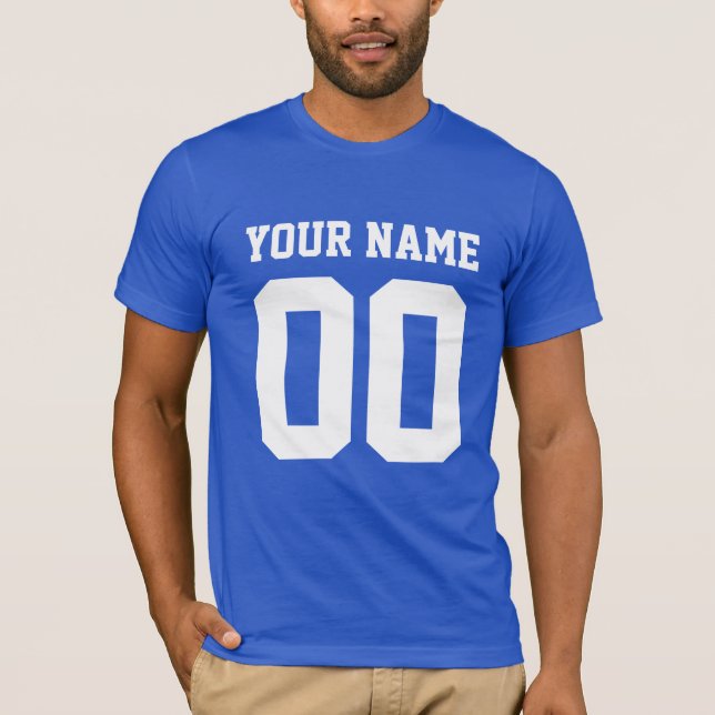 Anpassat namn nummer Manar Football T-Shirt (Framsida)
