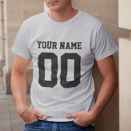 Anpassat namn nummer Manar Football T-Shirt