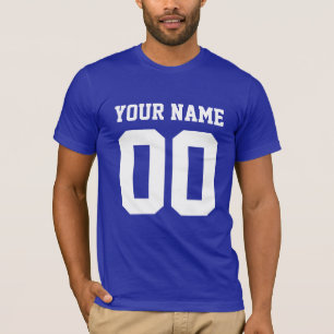 Anpassat namn nummer Manar Football T-Shirt
