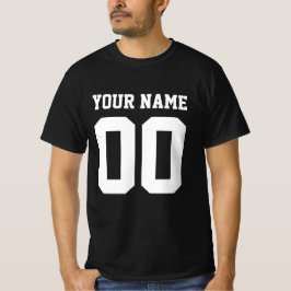 Anpassat namn nummer Manar Football T-Shirt