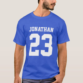 Anpassat namn nummer Manar Sport Jersey T-Shirt