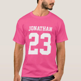 Anpassat namn nummer Manar Sport Jersey T-Shirt