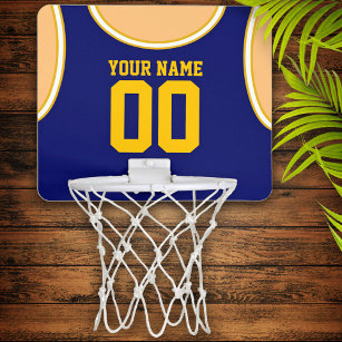 Anpassat namn/nummer Mini Basketball Ring Mini-Basketkorg