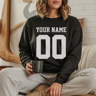 Anpassat namn Nummer på damfotboll T-Shirt