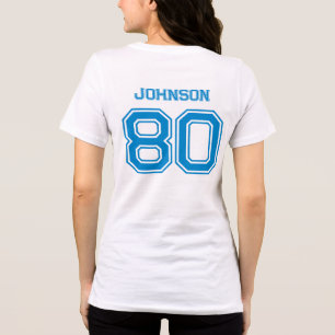 Anpassat namn, nummer, team Namn T Shirt