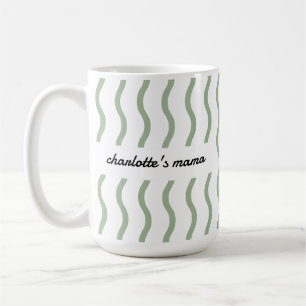 Anpassat Namn Ny Mamma Blivande Mamma Ny Förälder Kaffemugg