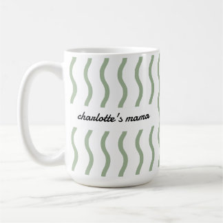 Anpassat Namn Ny Mamma Blivande Mamma Ny Förälder Kaffemugg