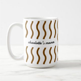 Anpassat Namn Ny Mamma Blivande Mamma Ny Förälder Kaffemugg