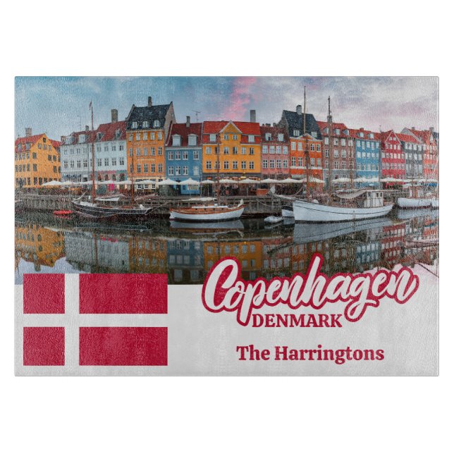 Anpassat namn Nyhavn Köpenhamn Danmark (Framsidan)