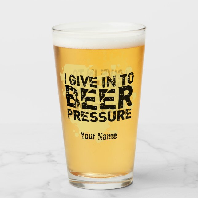 Anpassat namn - nyttigt, modernt handskriftsöl glaskopp (Framsida fylld)