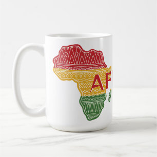 Anpassat namn och Afrika Kaffemugg