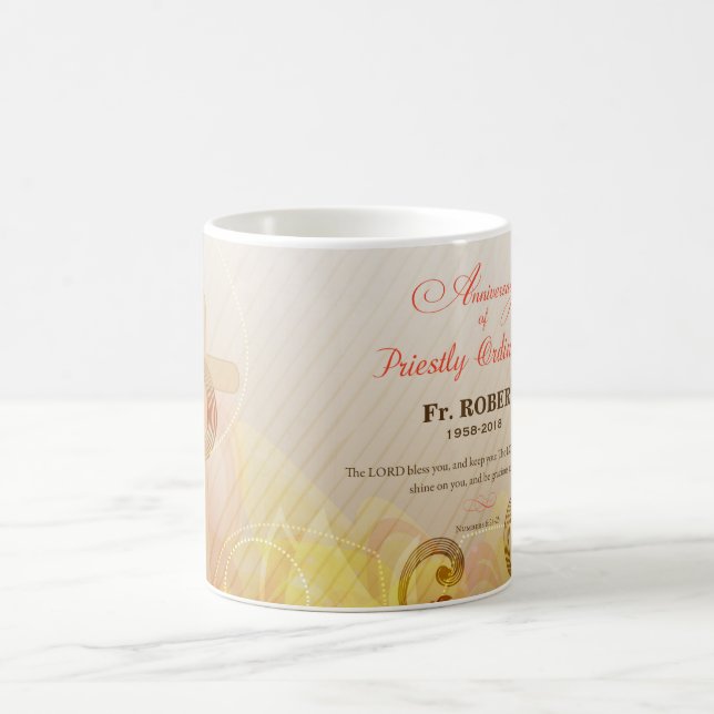 Anpassat namn och år, 60:e bästa beställning kaffemugg (Center)