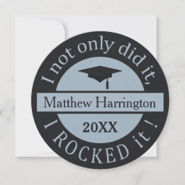 Anpassat namn och år för Studenten-inbjudningar Inbjudningar