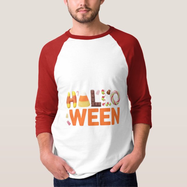 Anpassat namn och År Halloween 2024 T-Shirt (Framsida)