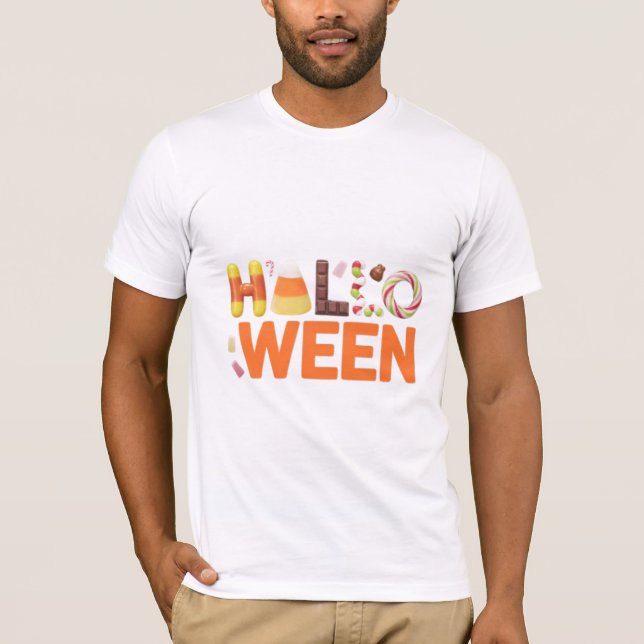 Anpassat namn och År Halloween 2024 T-Shirt (Framsida)