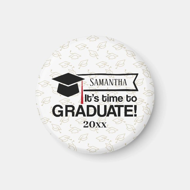 Anpassat namn och årets Studenten-gåva Magnet (Framsidan)