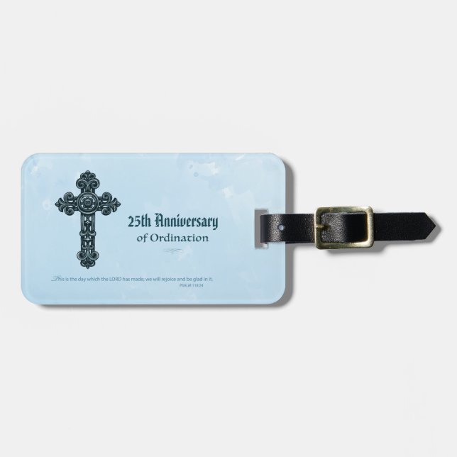 Anpassat namn och årsdag - Ordning, Priest Bagagebricka (Horisontell Framsida)