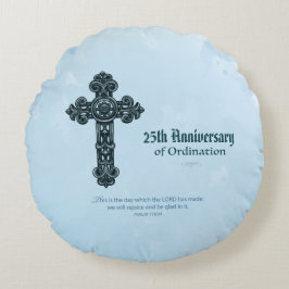 Anpassat namn och årsdag - Ordning, Priest Rund Kudde