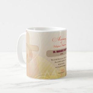 Anpassat namn och årsnummer, 60-årsdag Religiösa Kaffemugg