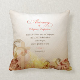 Anpassat namn och årsnummer, 60-årsdag Religiösa Kudde