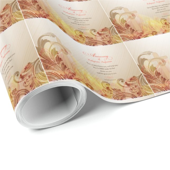 Anpassat namn och årsnummer, 60-årsdag Religiösa Presentpapper (Rullad Hörn)