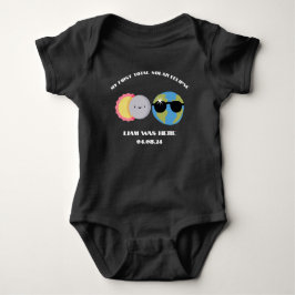 Anpassat namn och datum för Cute Solar Eclipse T Shirt