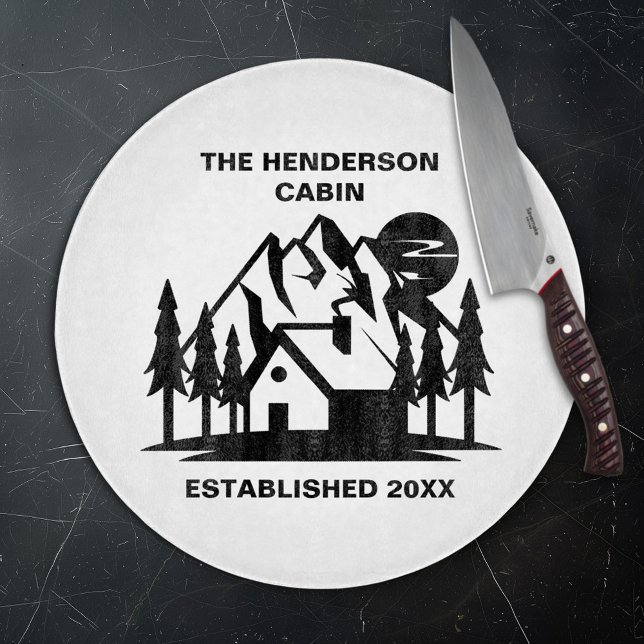 Anpassat namn och datum för kabin och berg (Skapare uppladdad)