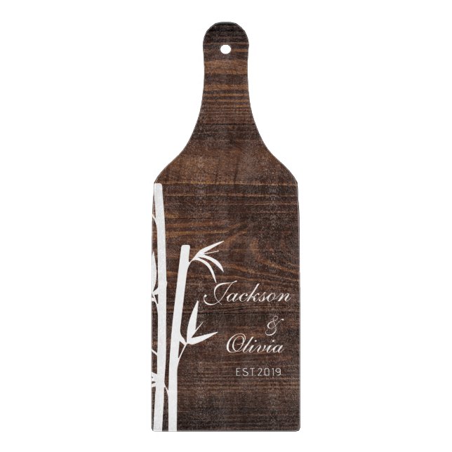 Anpassat namn och datum för modern grund och groom (Framsidan)