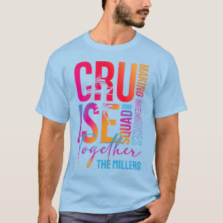 Anpassat namn och datum för Skapar minnen på kryss T Shirt