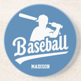 Anpassat namn och Färg Baseball Player Underlägg