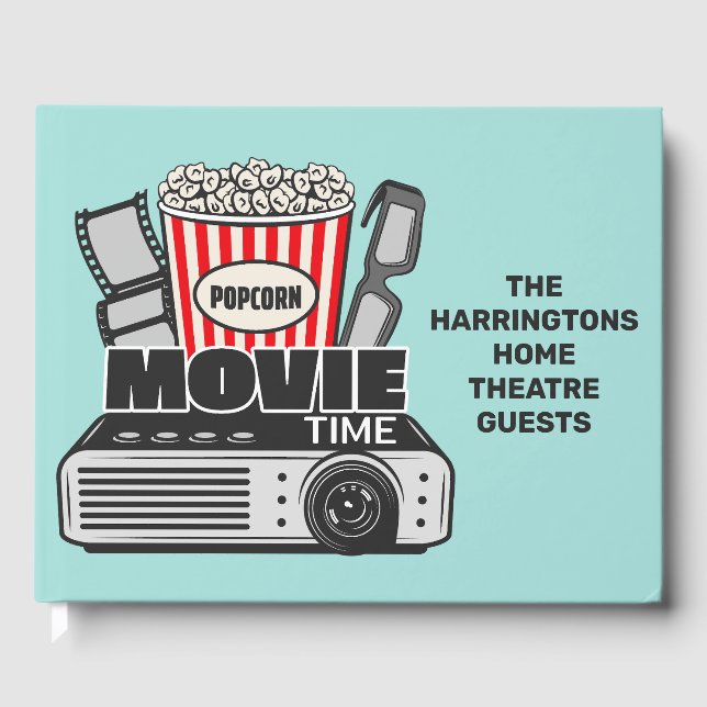 Anpassat namn och Färg-film Gästböcker (Framsida)